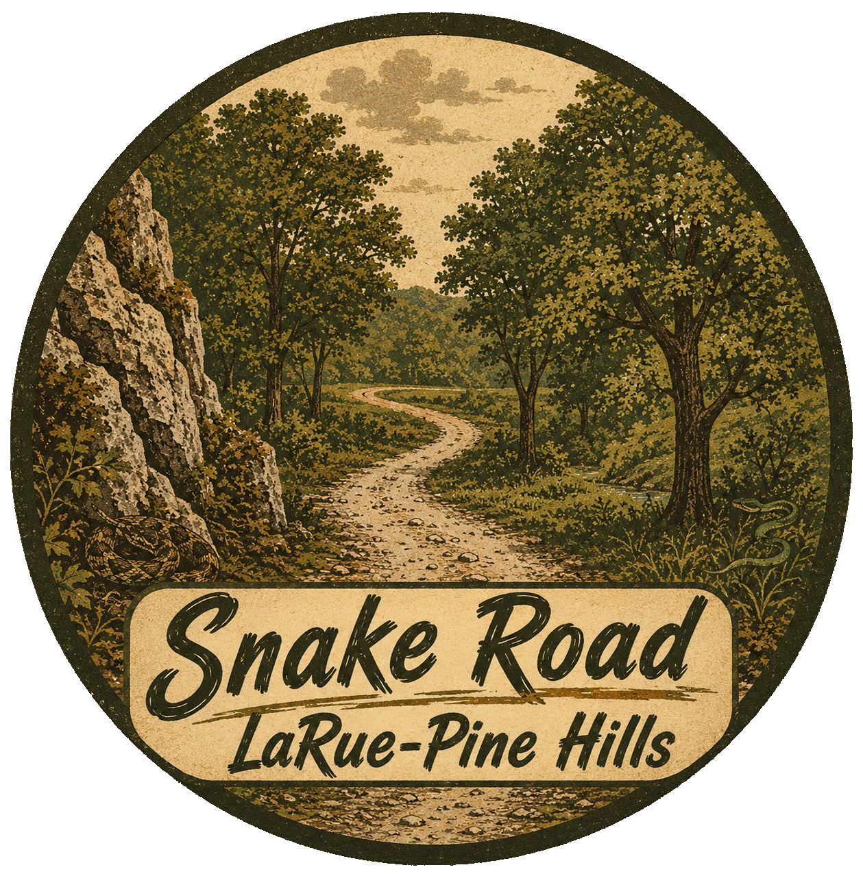 Snake Road Logo Sticker Version 2