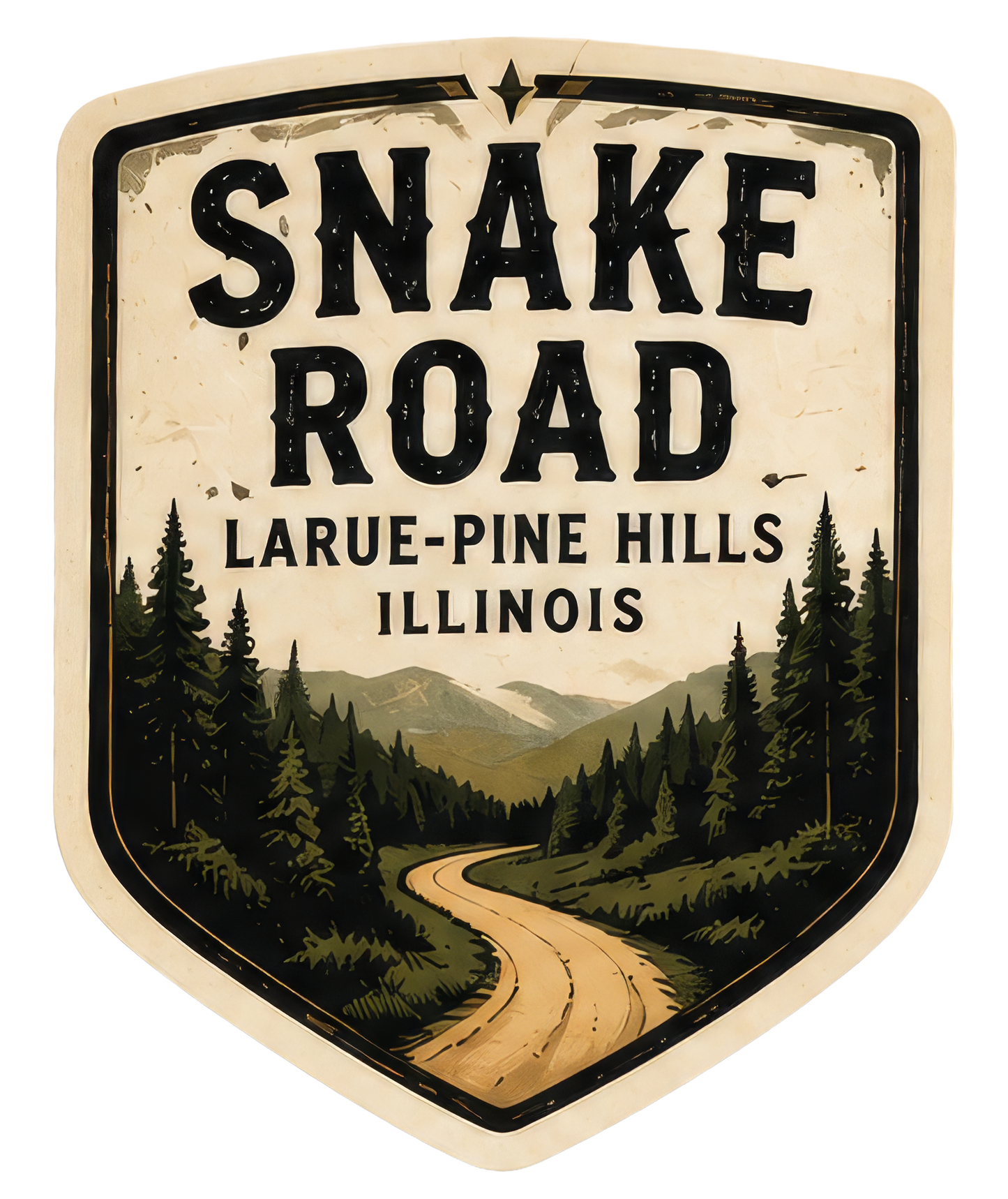 Snake Road Larue-Pine Hills Badge Decal