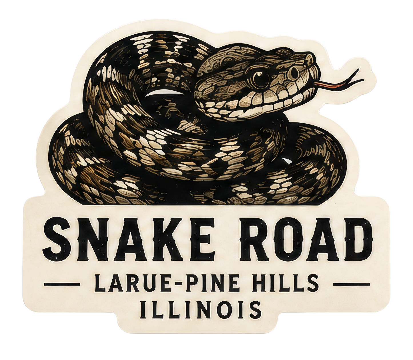 Snake Road Sticker Version 2