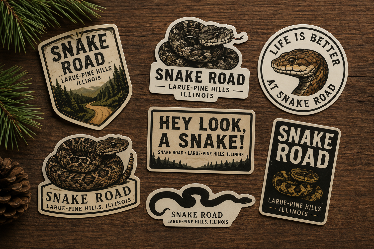 Snake Road Stickers & Decals | Wildlife-Inspired Designs