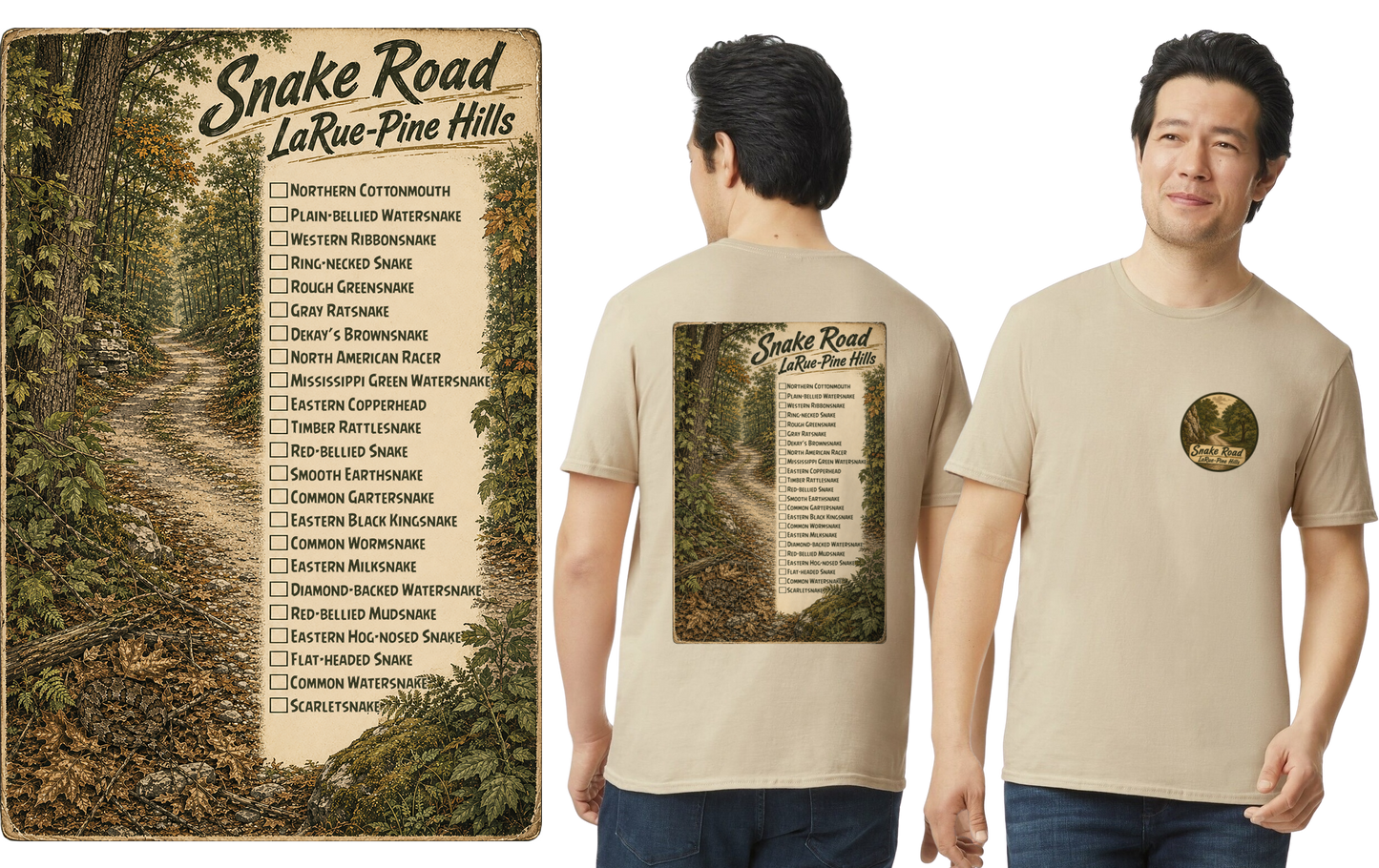 Snake Road Field Guide T-Shirt