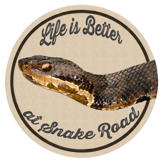 Life is Better at Snake Road Sticker