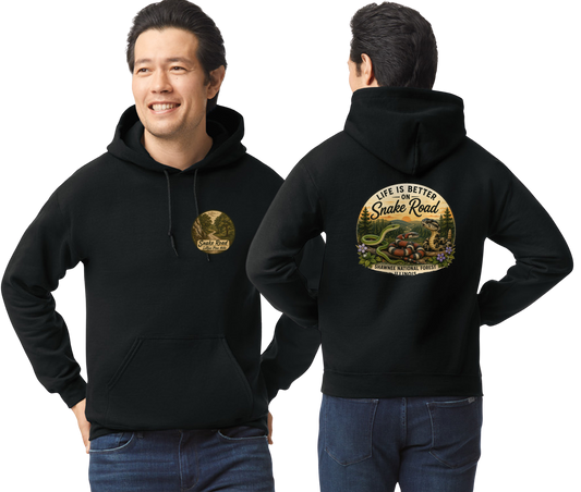 Life is Better at Snake Road Hoodie