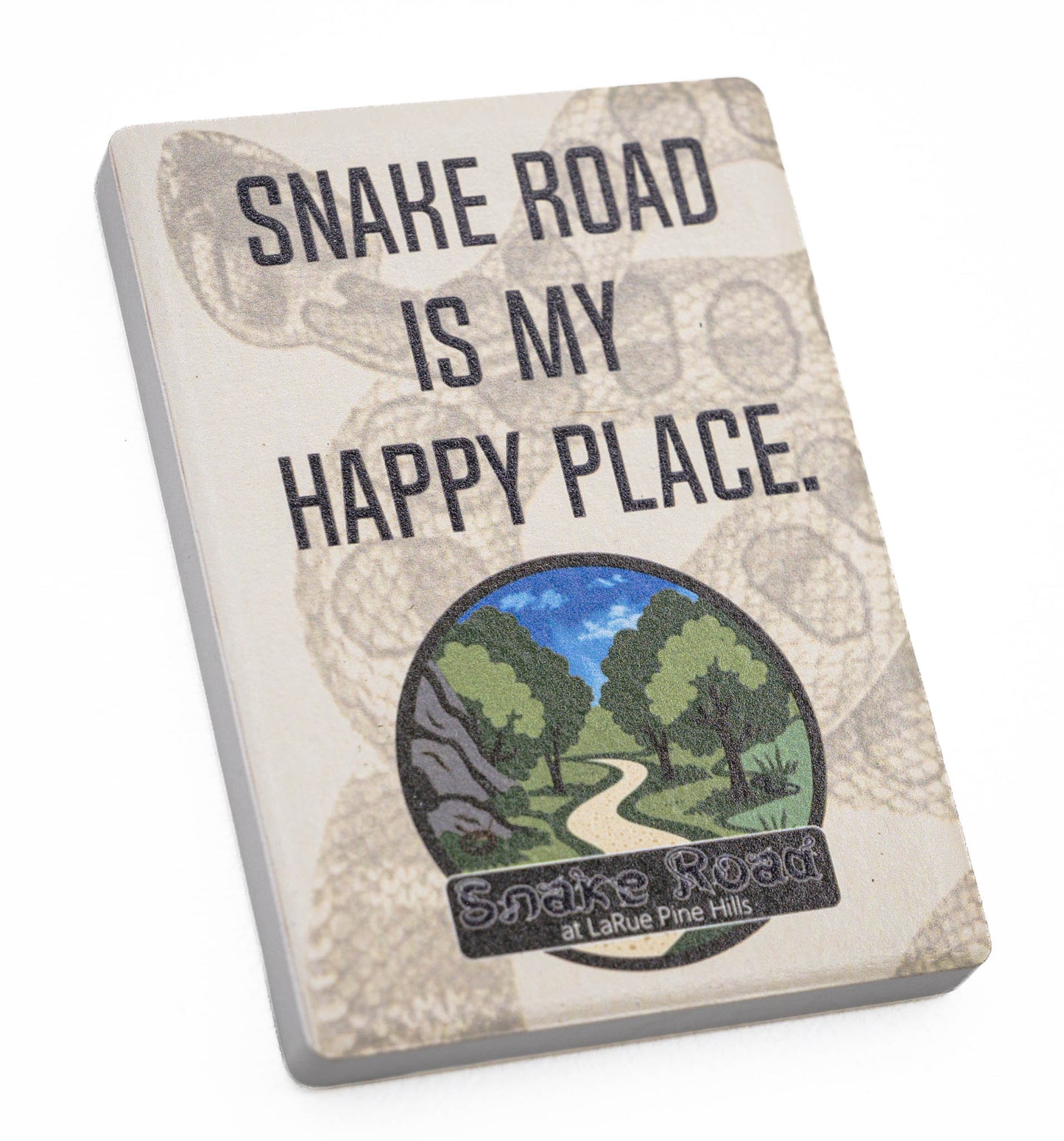 Snake Road Fridge Magnet