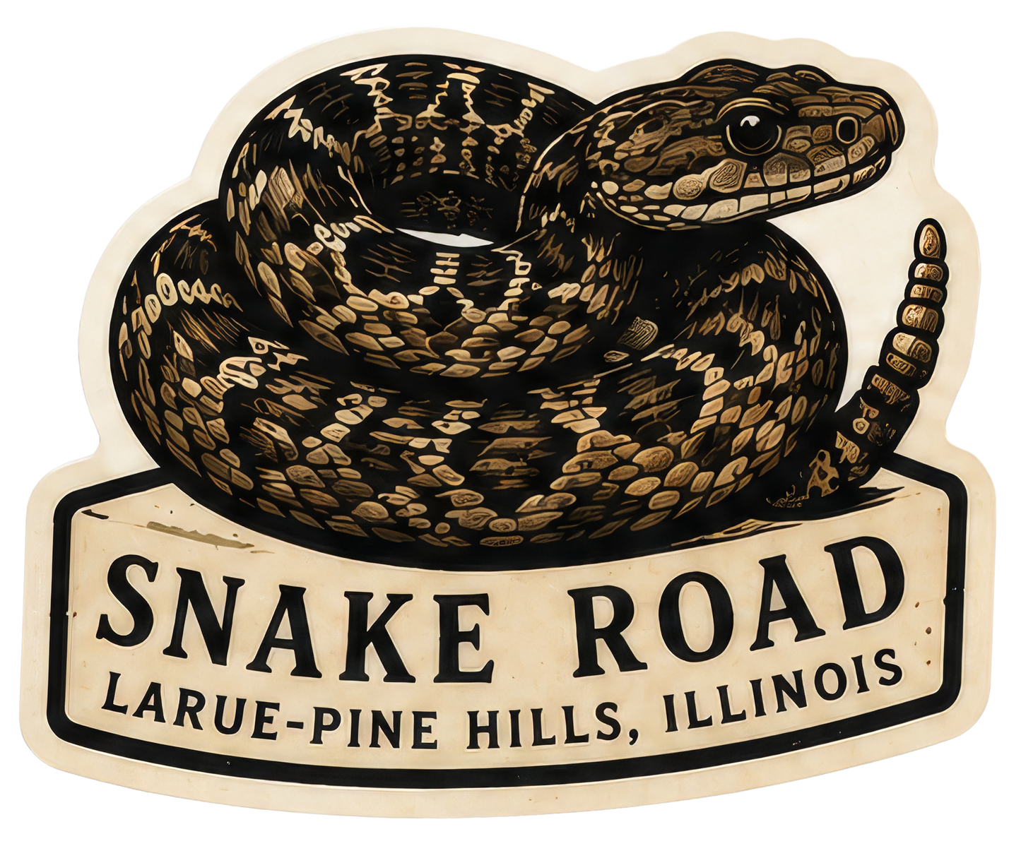 Snake Road Sticker Version 1